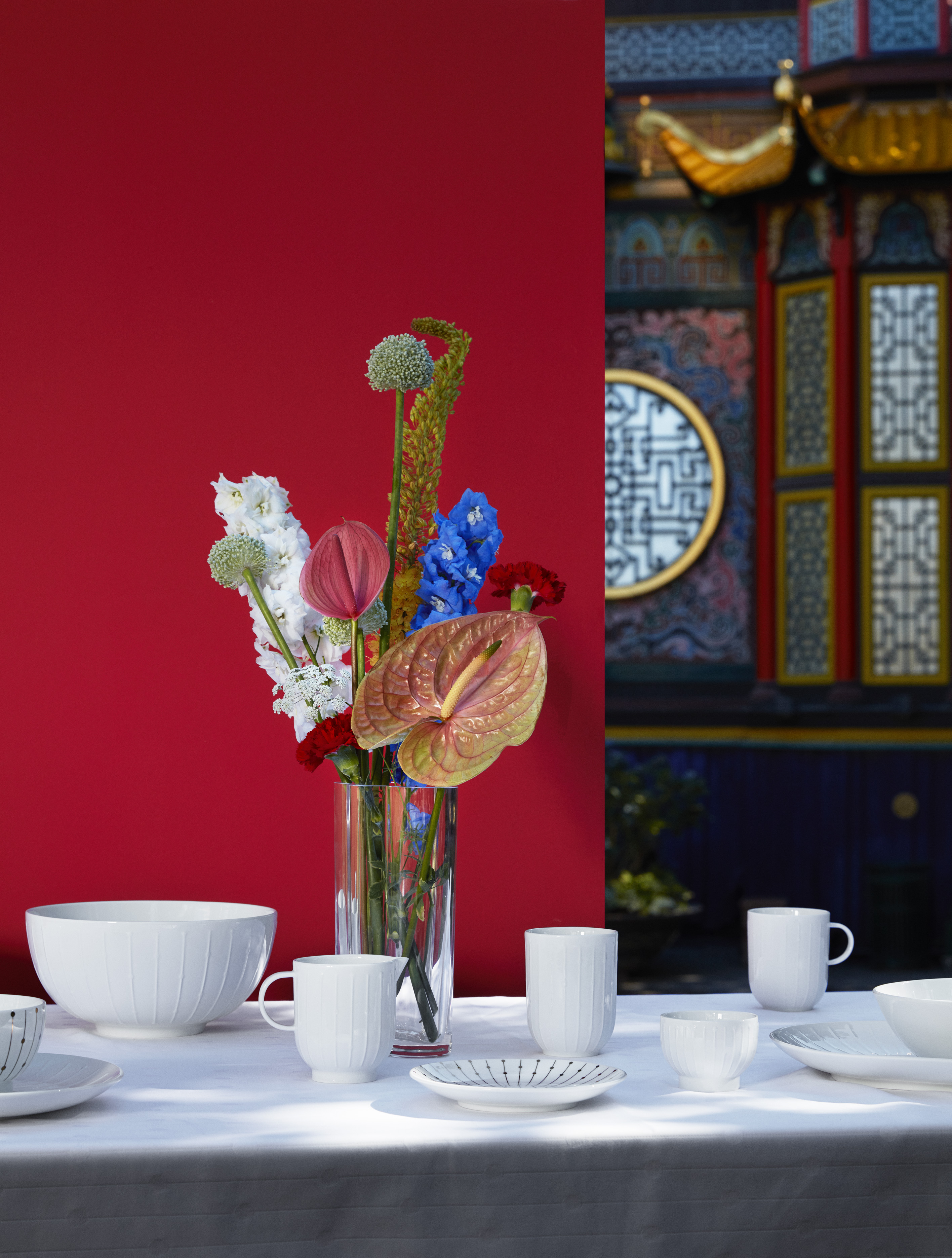 Window vase large klar Dekoration Little Tivoli