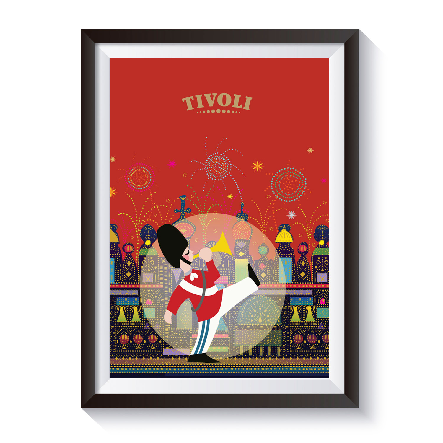 Sæt ud væg Thrust Tivoliplakat - Garderen - Plakater, kort og magneter - Little Tivoli