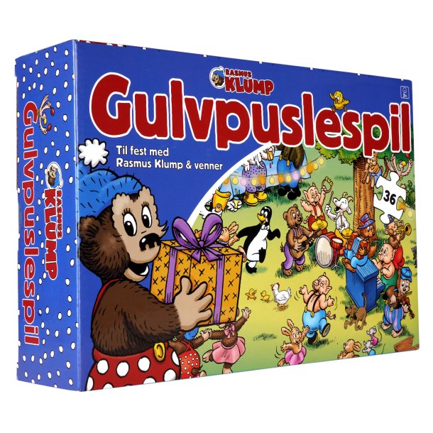 Rasmus Klump Gulvpuslespil - Til fest med vennerne