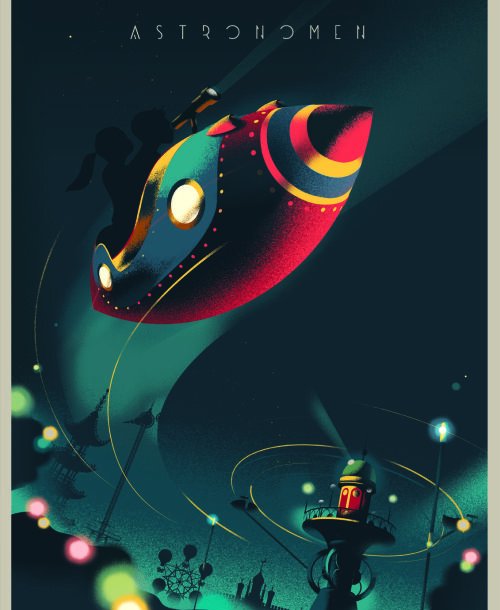 Astronomen A3 plakat