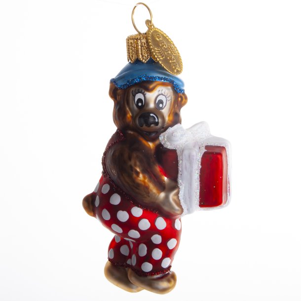 Rasmus Klump Ornament with present