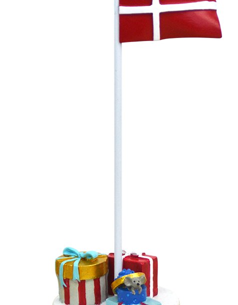 Table ornament - Flag with presents