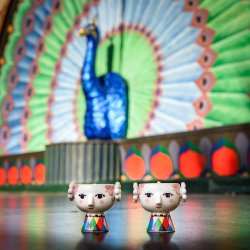 Bjrn Wiinblad Eva fyrfadsstager - Tivoli