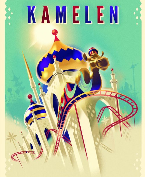 The Camel Trail A3 poster