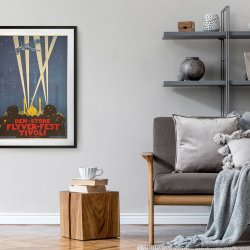 Tivoli Plakat - Den store flyverfest 1916