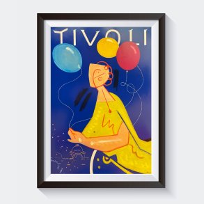 Tivoli Plakat - Wilhelm Freddie 1987