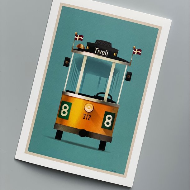 Linie 8 foldekort A5