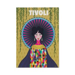 Foldekort A5 - Tivoli Willow