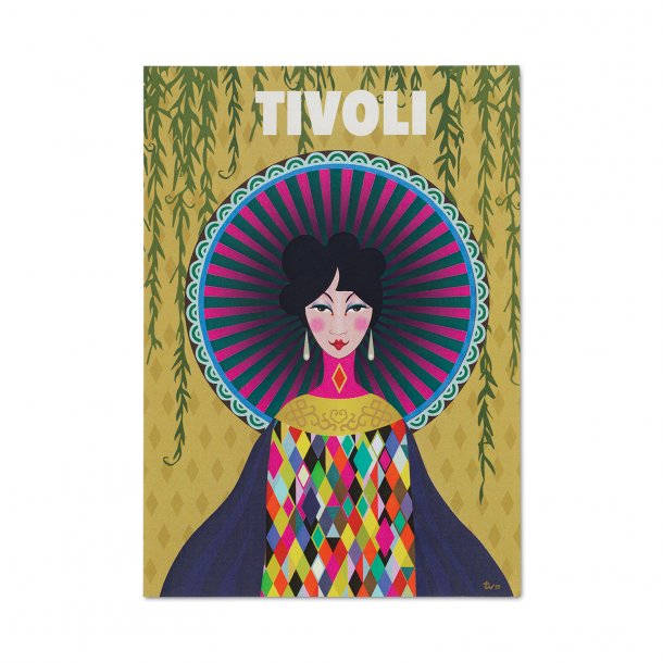 Foldekort A5 - Tivoli Willow