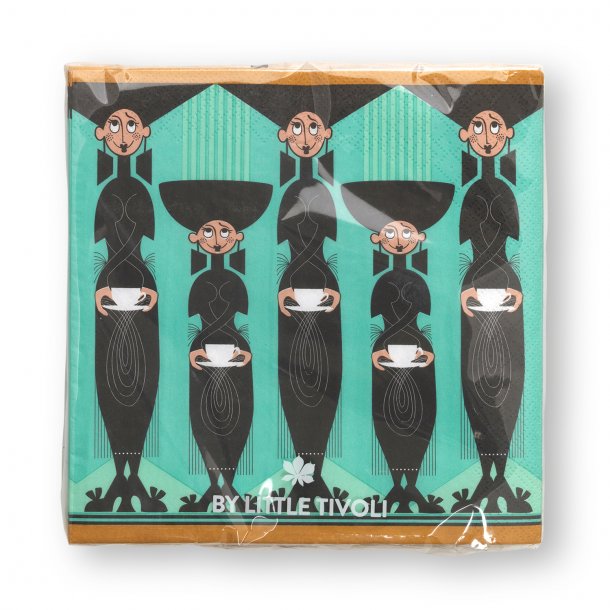 Servietter - Kaffedamer