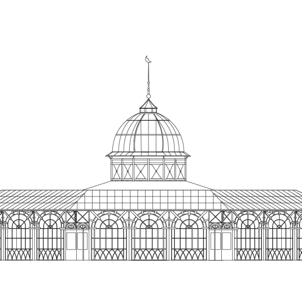 Grafisk plakat - Glassalen