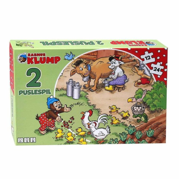Rasmus Klump 2 puslespil - Farm